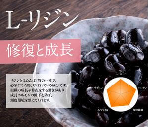 黒椿 成分 l-リジン